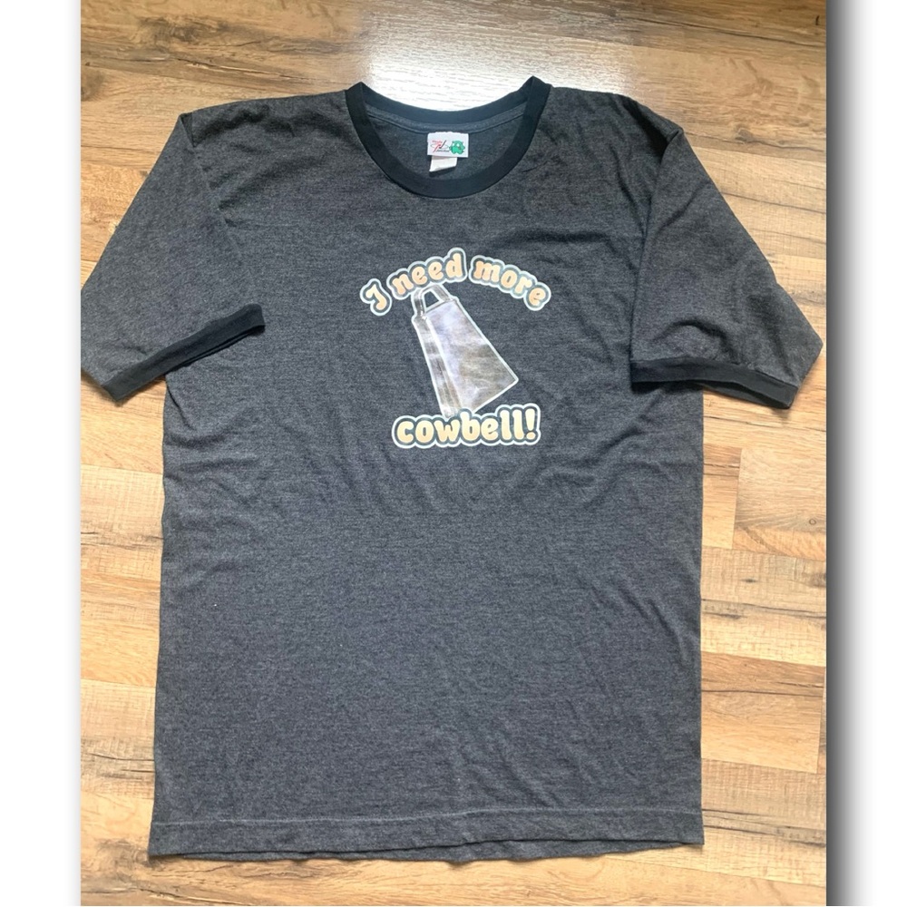 I Need More Cowbell Tee Shirt  Large Ripple Junction Brand